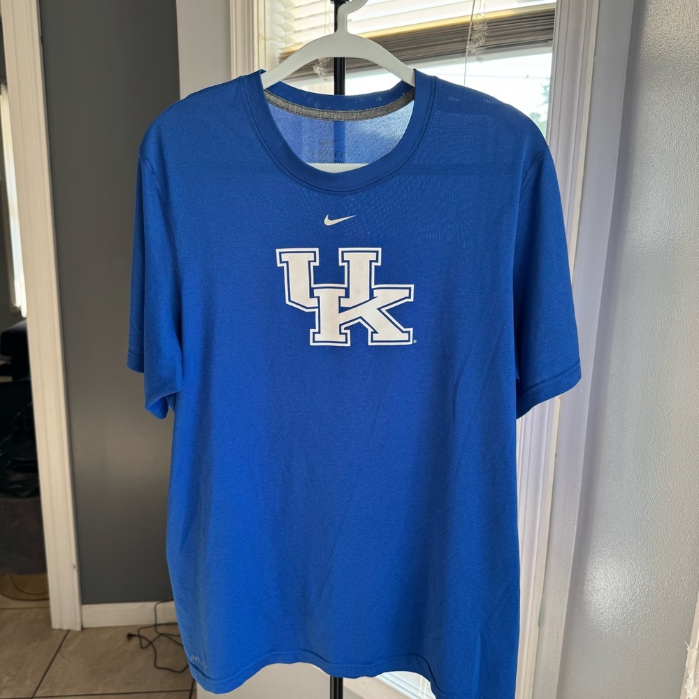 Nike Blue Casual Button Down Shirt